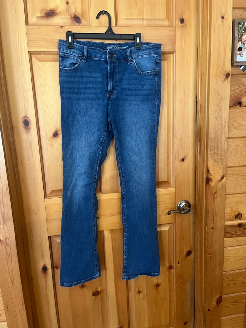 Maurices Straight Leg Jeans in Medium Blue Wash